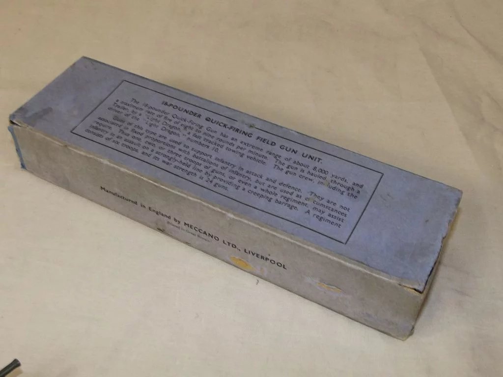 Boxed Dinky Toys No. 162 - 18-Pounder Quick-Firing Field Gun Unit #1 - Image 9
