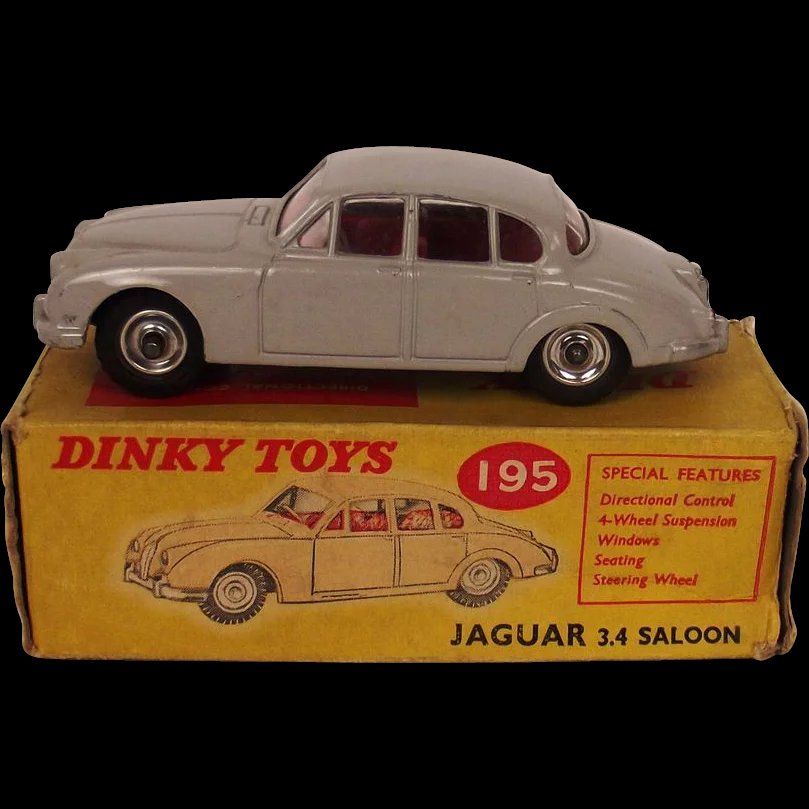 Boxed Dinky Toys No.195 Jaguar 3.4 Saloon 1969-1971