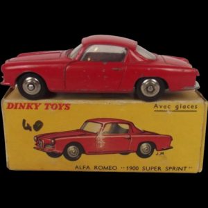 Boxed French Dinky Toys 24J Red Alfa Romeo 1900 Super Sprint 1960-1963