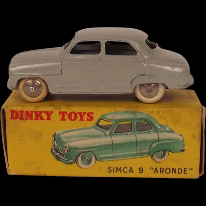 Boxed French Dinky Toys No. 24U Simca 9 Aronde