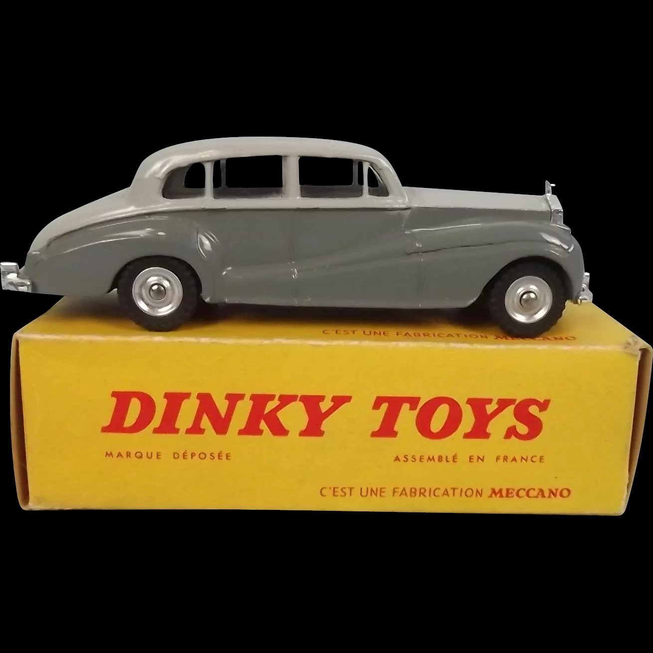 Boxed French Dinky Toys No. No. 551 Rolls Royce Silver Wraith