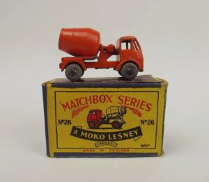 Boxed Matchbox 26a ERF Cement Mixer Truck 1956-61