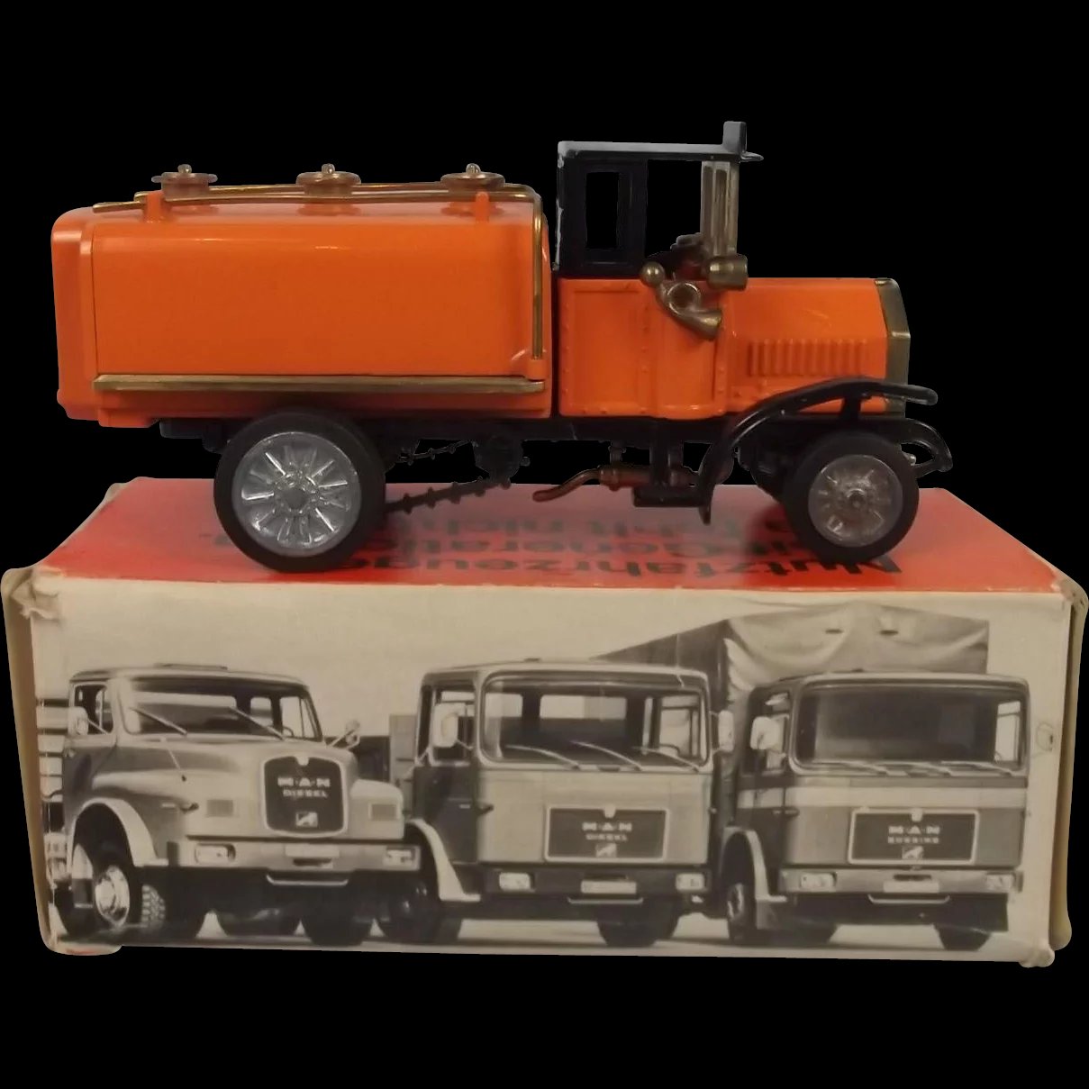 Boxed Model Of A German M.A.N. Diesel Lorry Old Timer Tank Wagon