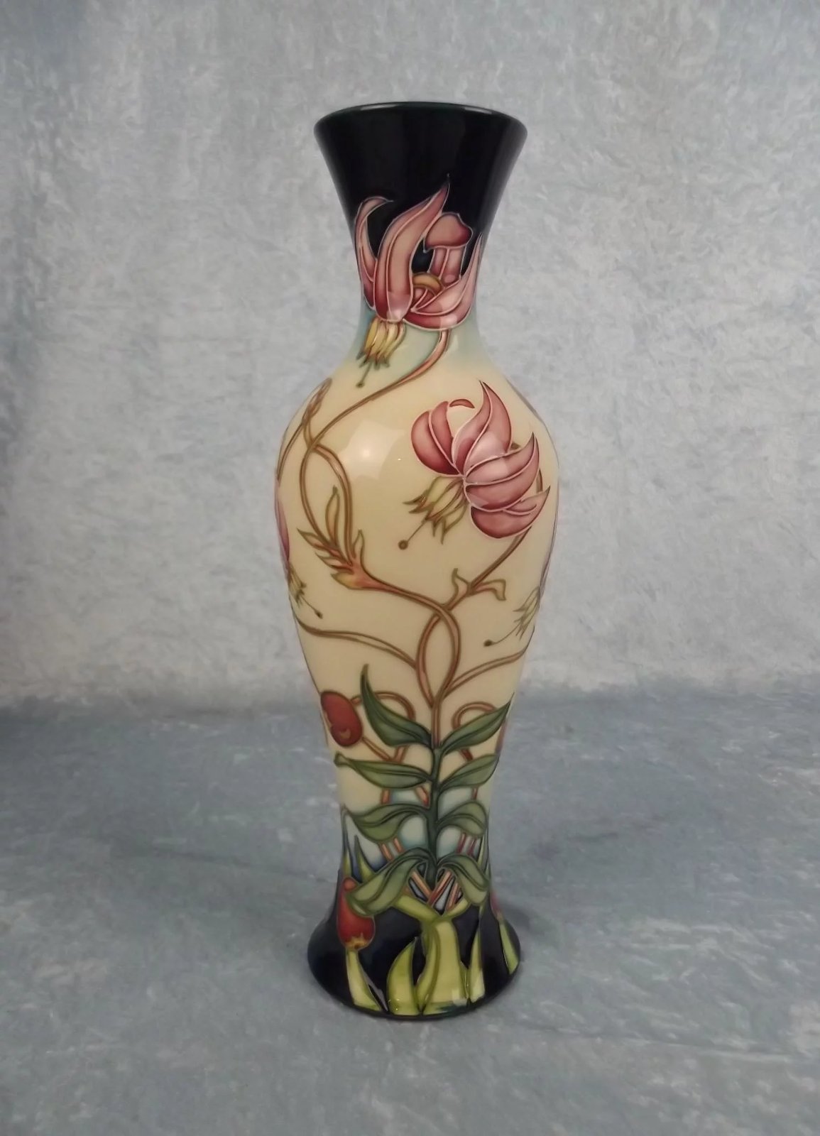 Boxed Moorcroft Party Piece Pattern Vase No. 158/200 - Image 3
