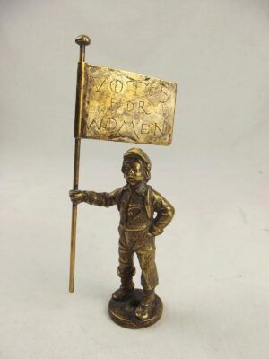 Brass Suffragette Movement Car Mascot