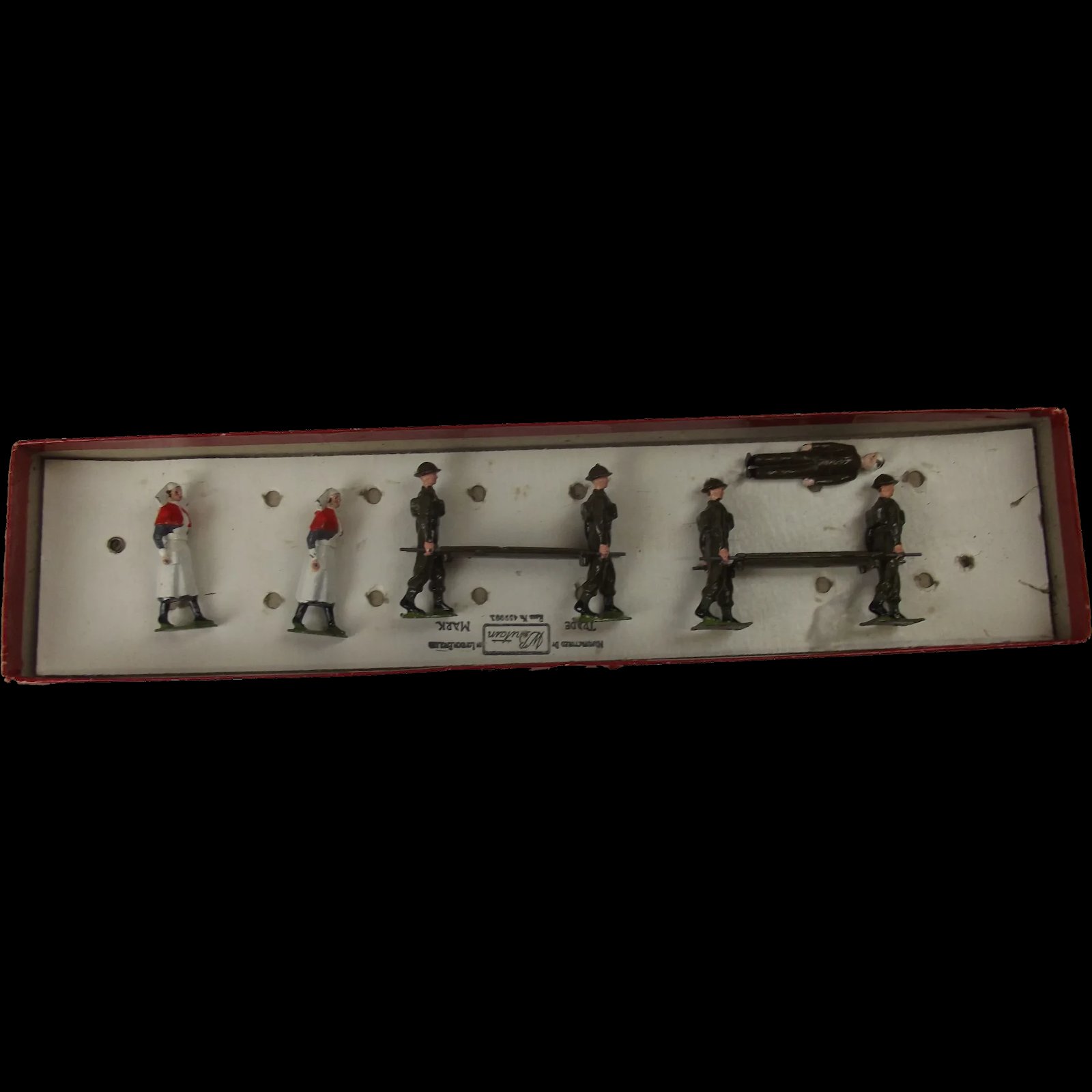 Britains Toy Soldiers Royal Army Medical Corp Set No. 1723 From The 1930's