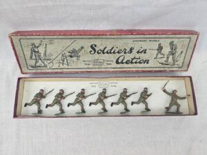 Britains Toy Soldiers Set 1613 British Infantry In Action 1940 Version