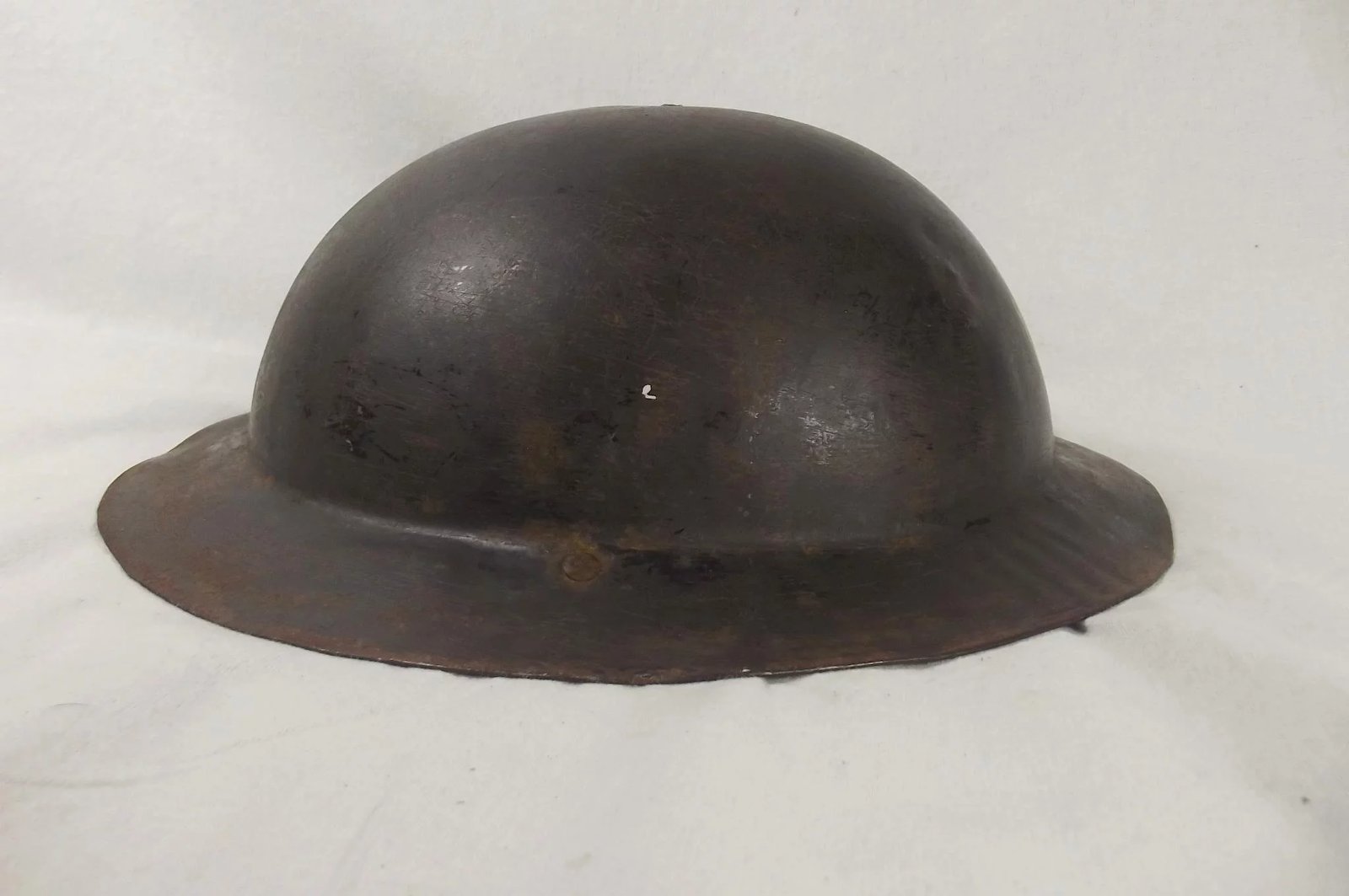 British Brodie Army Steel WW1 London Brigade Helmet - Image 5