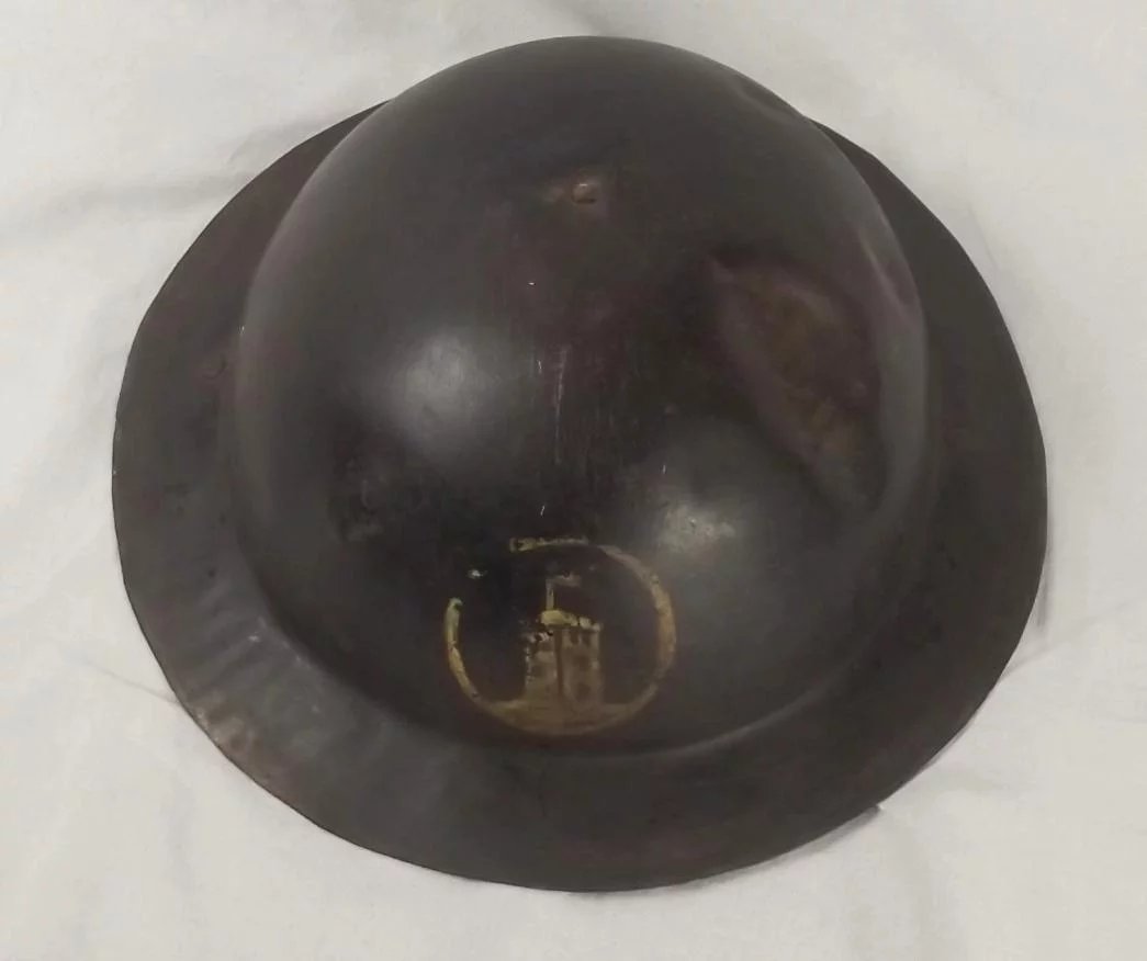 British Brodie Army Steel WW1 London Brigade Helmet - Image 6