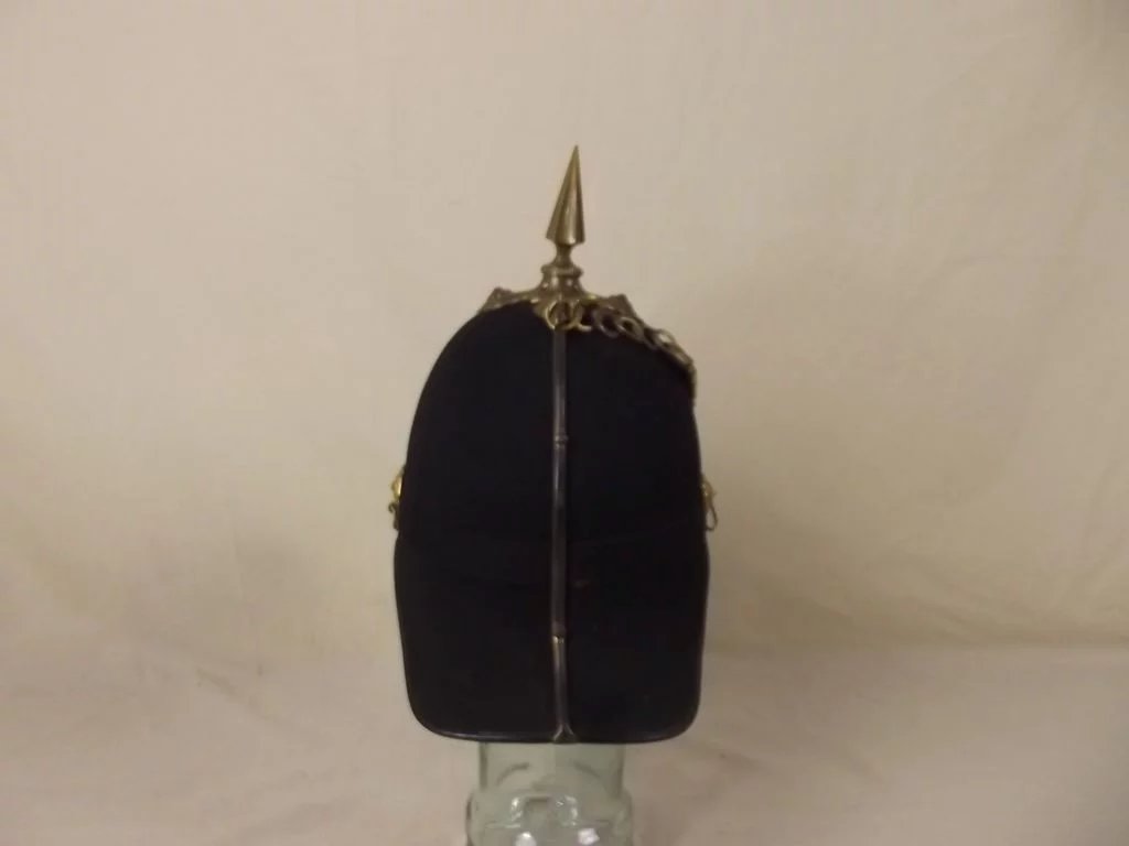 British Post 1902 Middlesex Regiment Officers Home Service Spikehelmet - Image 5