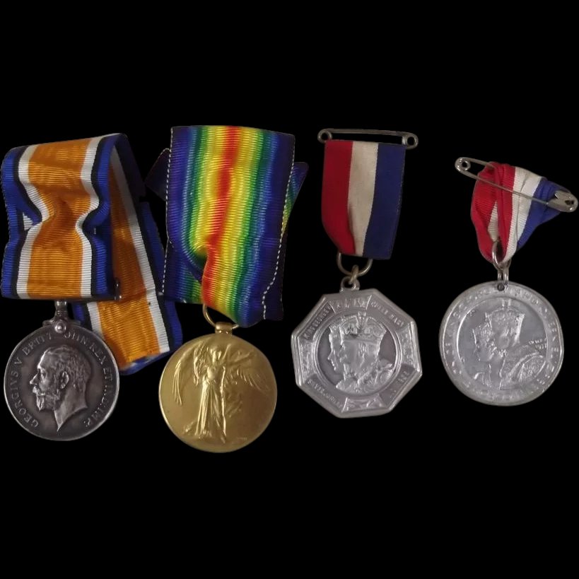 British WW1 Medals Pair Royal Engineers Dvr. Herrington