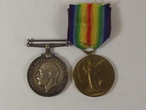 British War & Victory Medal Pair PTE W. Parfitt West Yorkshire Regiment