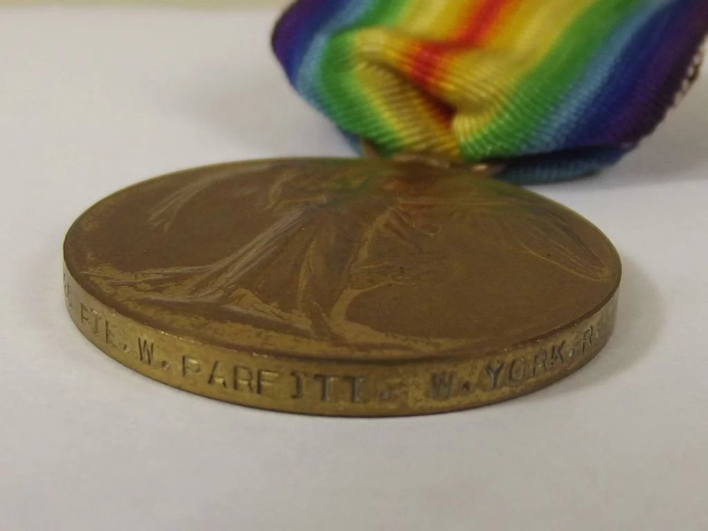 British War & Victory Medal Pair PTE W. Parfitt West Yorkshire Regiment - Image 4