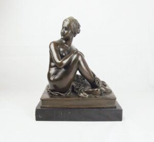 Bronze Figure Of Reclining Nude – Isabelle