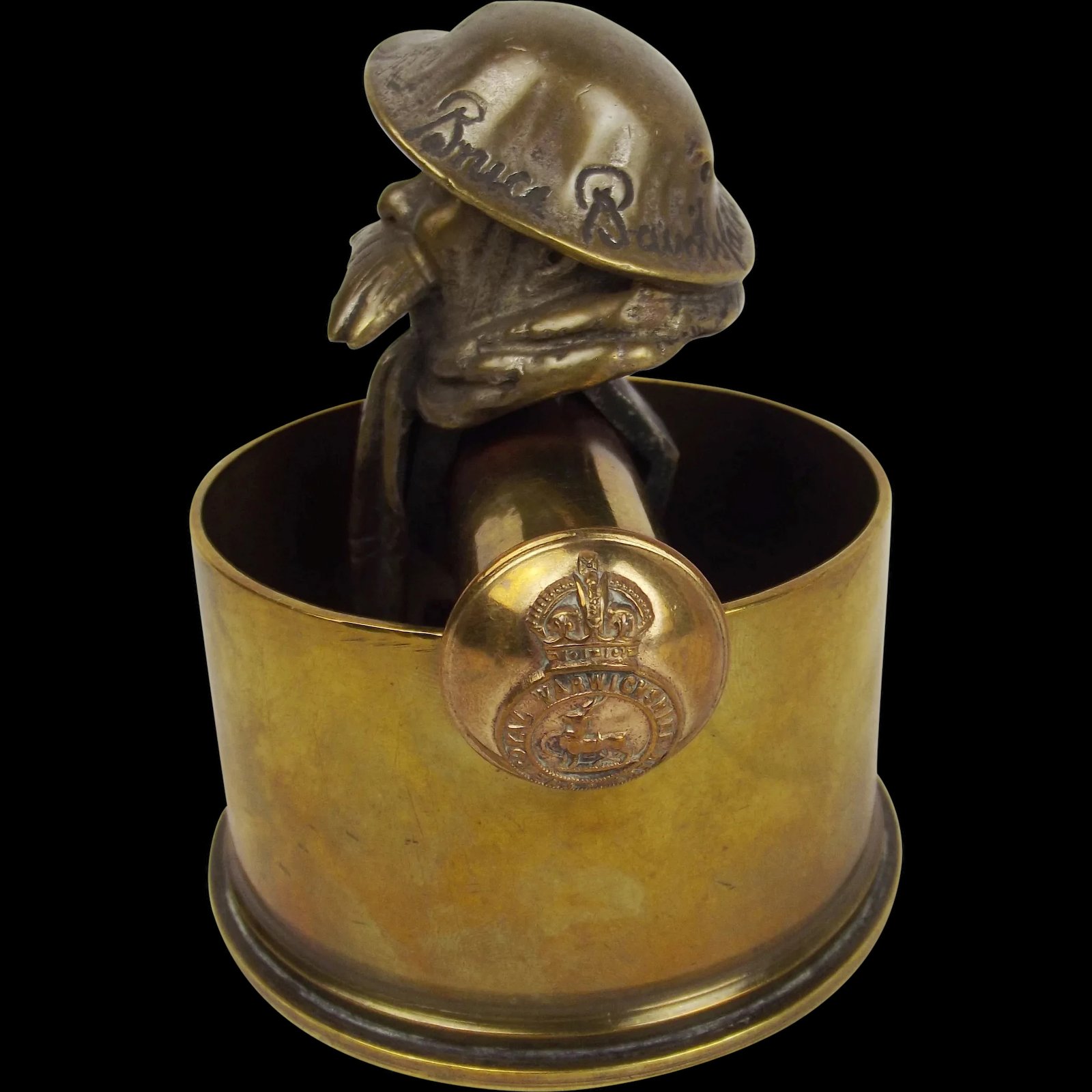 Bruce Bairnsfather Old Bill Trench Art Car Mascot