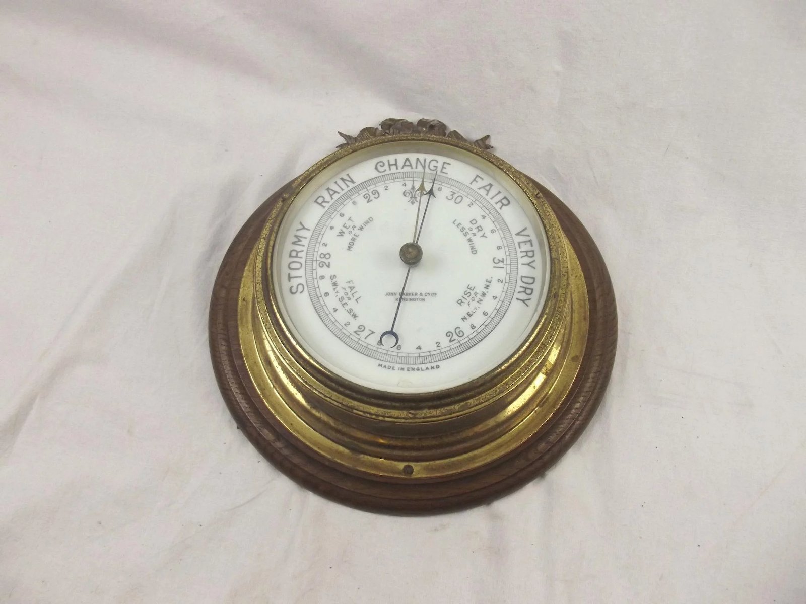 Bulkhead Aneroid Barometer