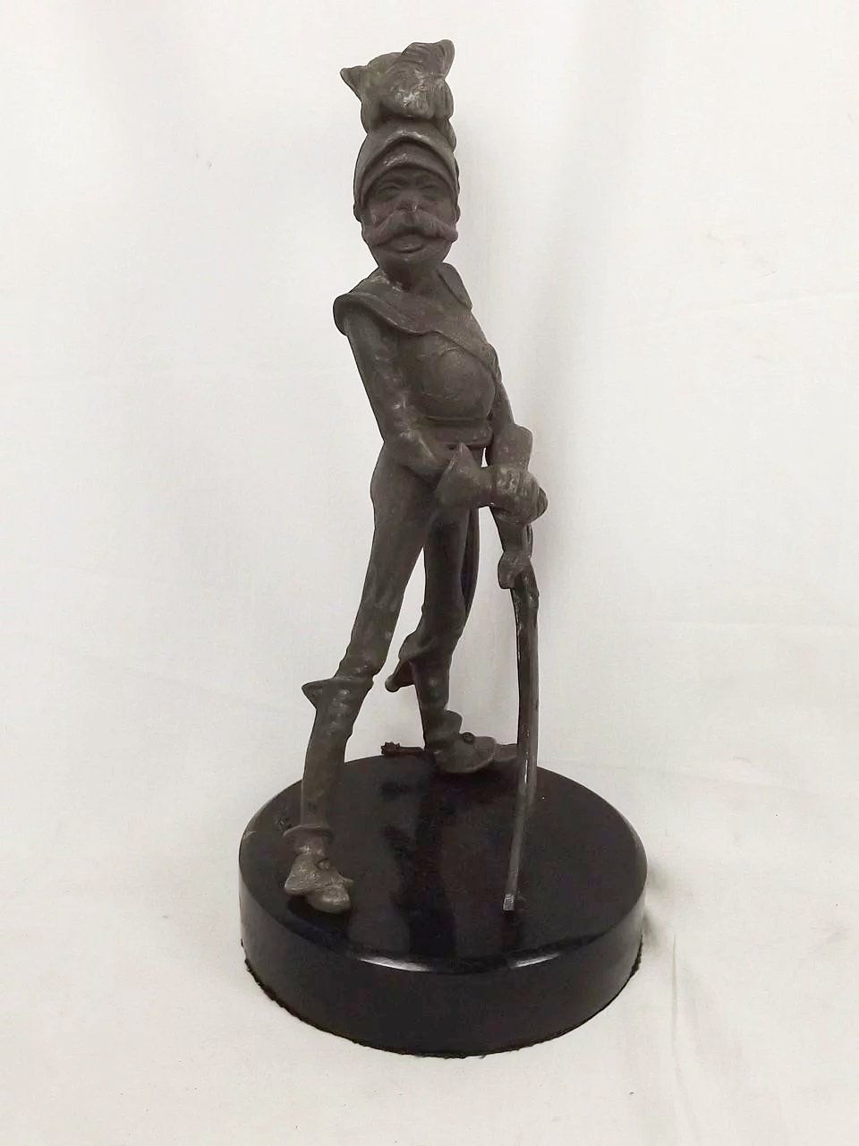 C1880 Pair Of French Spelter George Clemenceau & Raymond Poincaré Caricature - Image 2