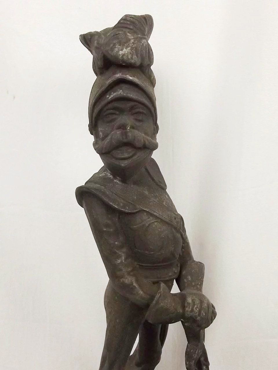 C1880 Pair Of French Spelter George Clemenceau & Raymond Poincaré Caricature - Image 3