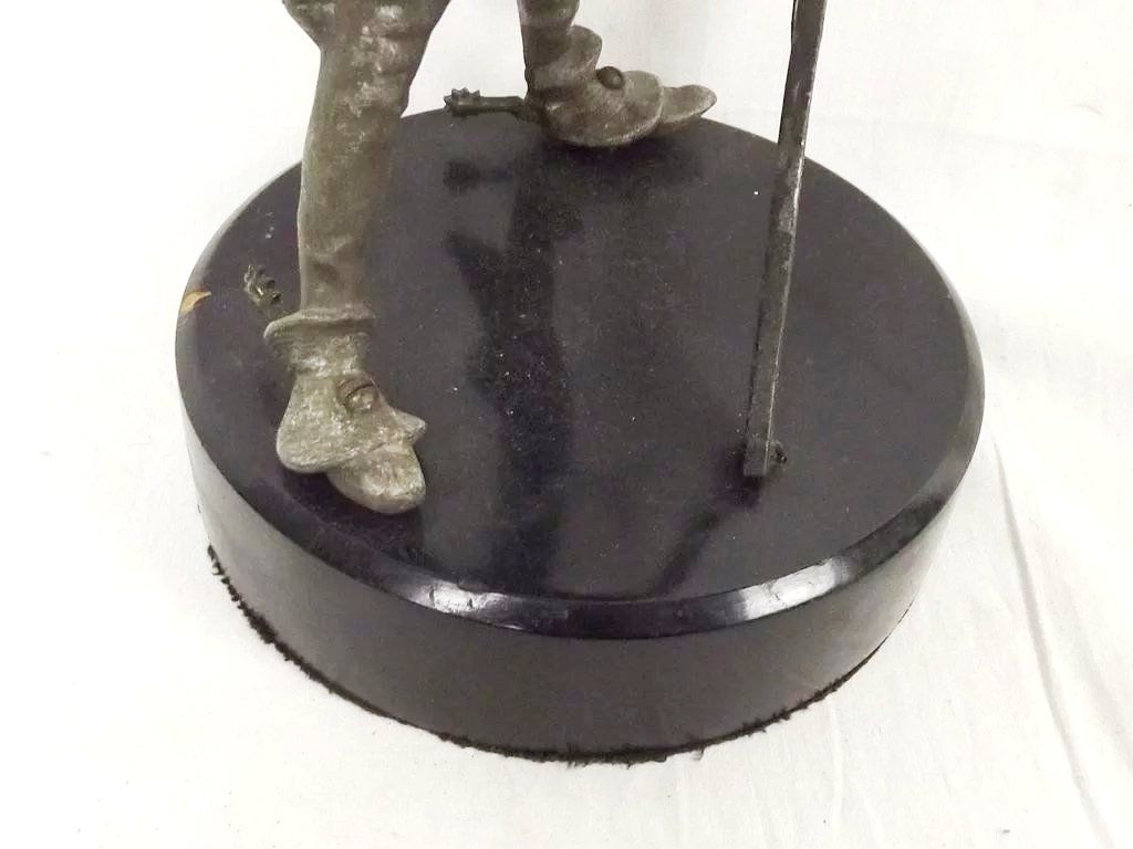 C1880 Pair Of French Spelter George Clemenceau & Raymond Poincaré Caricature - Image 4