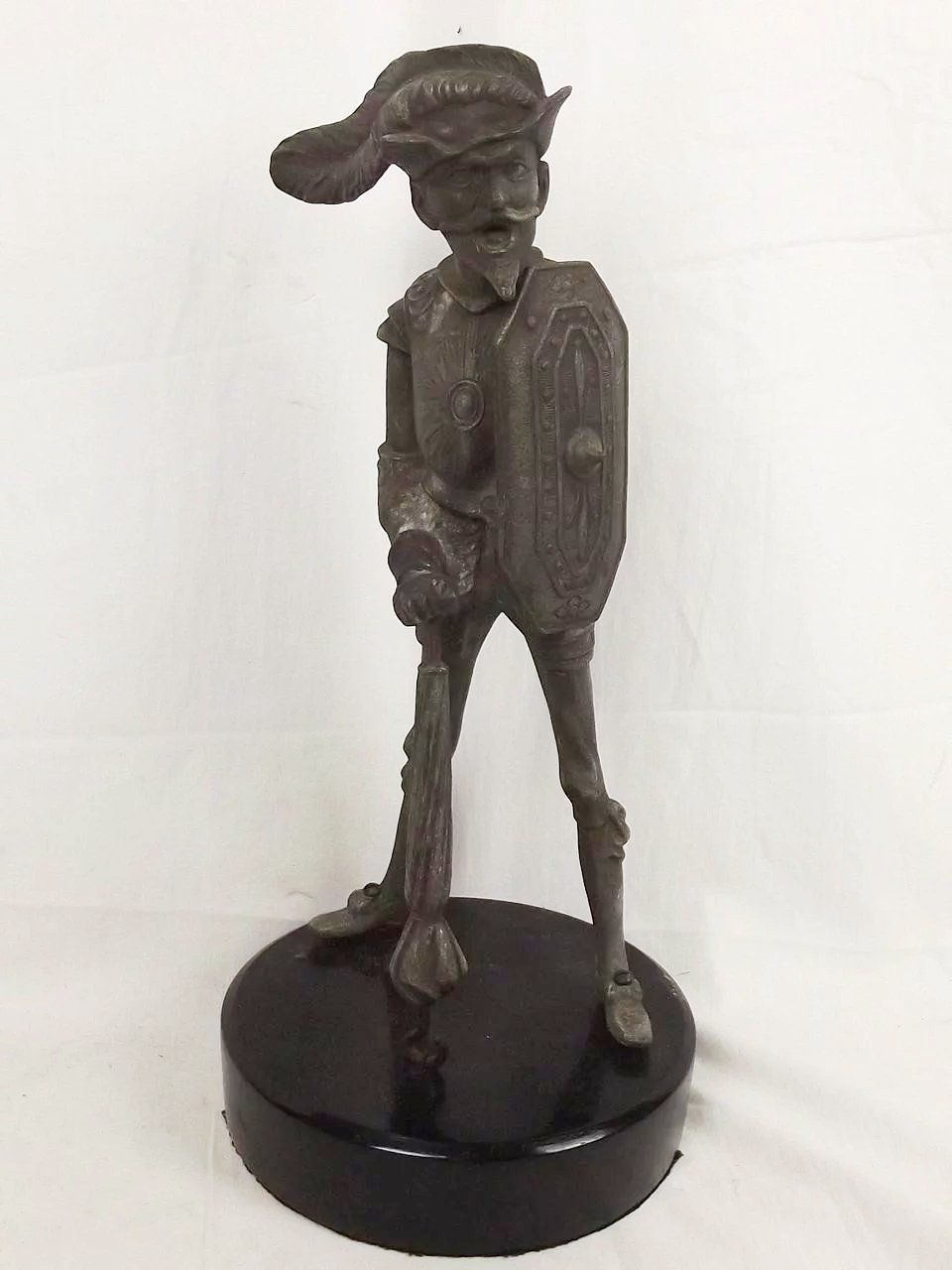 C1880 Pair Of French Spelter George Clemenceau & Raymond Poincaré Caricature - Image 5