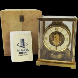 Cased Atmos Clock By Jaeger LeCoultre c1950’s