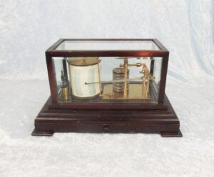 Cased Barograph By Sewills Of Liverpool
