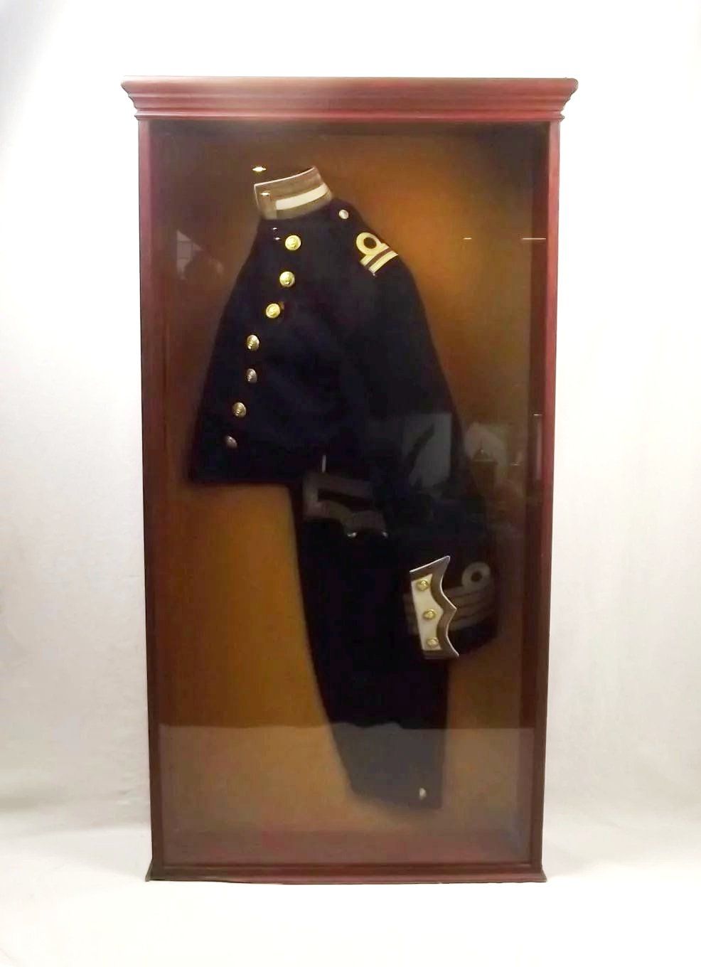 Cased Royal Navy Edwardian Captain/Lieutenant Half Uniform