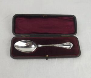 Cased Silver Christening Spoon – Birmingham 1904