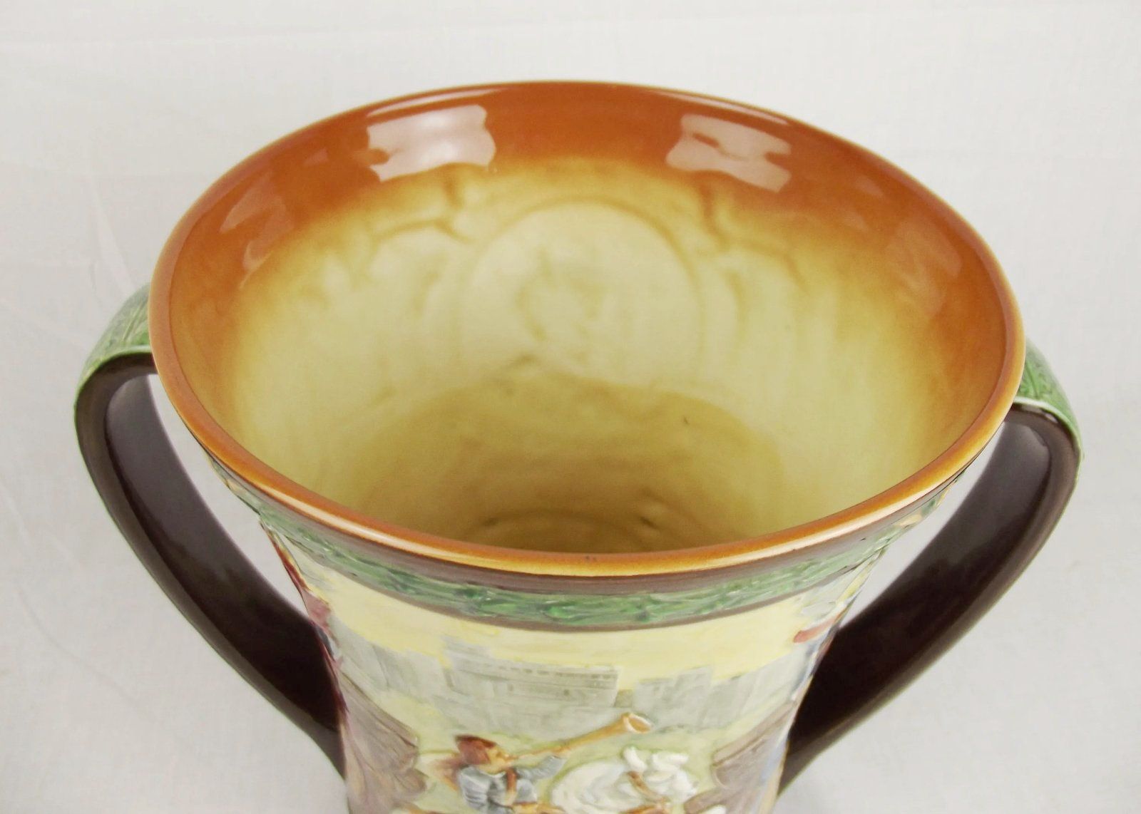 Charles Noke & H. Fenton Royal Doulton George VI & Elizabeth Coronation Loving Cup c1937 - Image 9