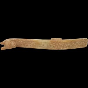 Chinese Han Style Nephrite Jade Carving Belt Hook