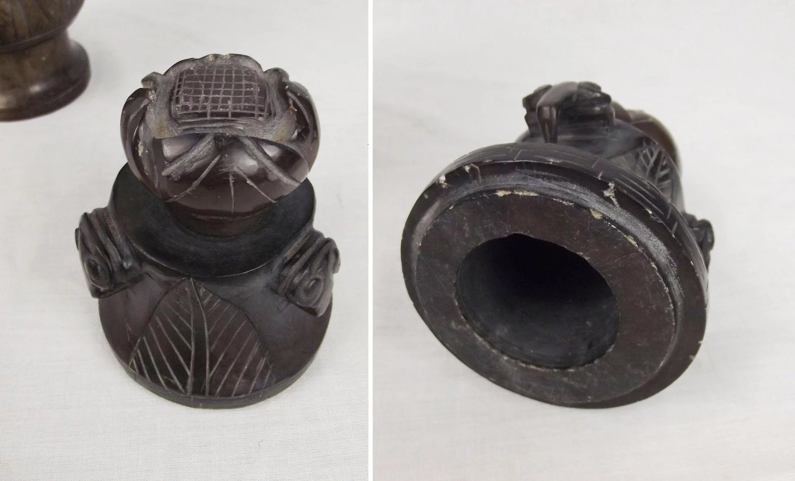 Chinese Nephrite Jade Baluster Vase With Cover - Image 7
