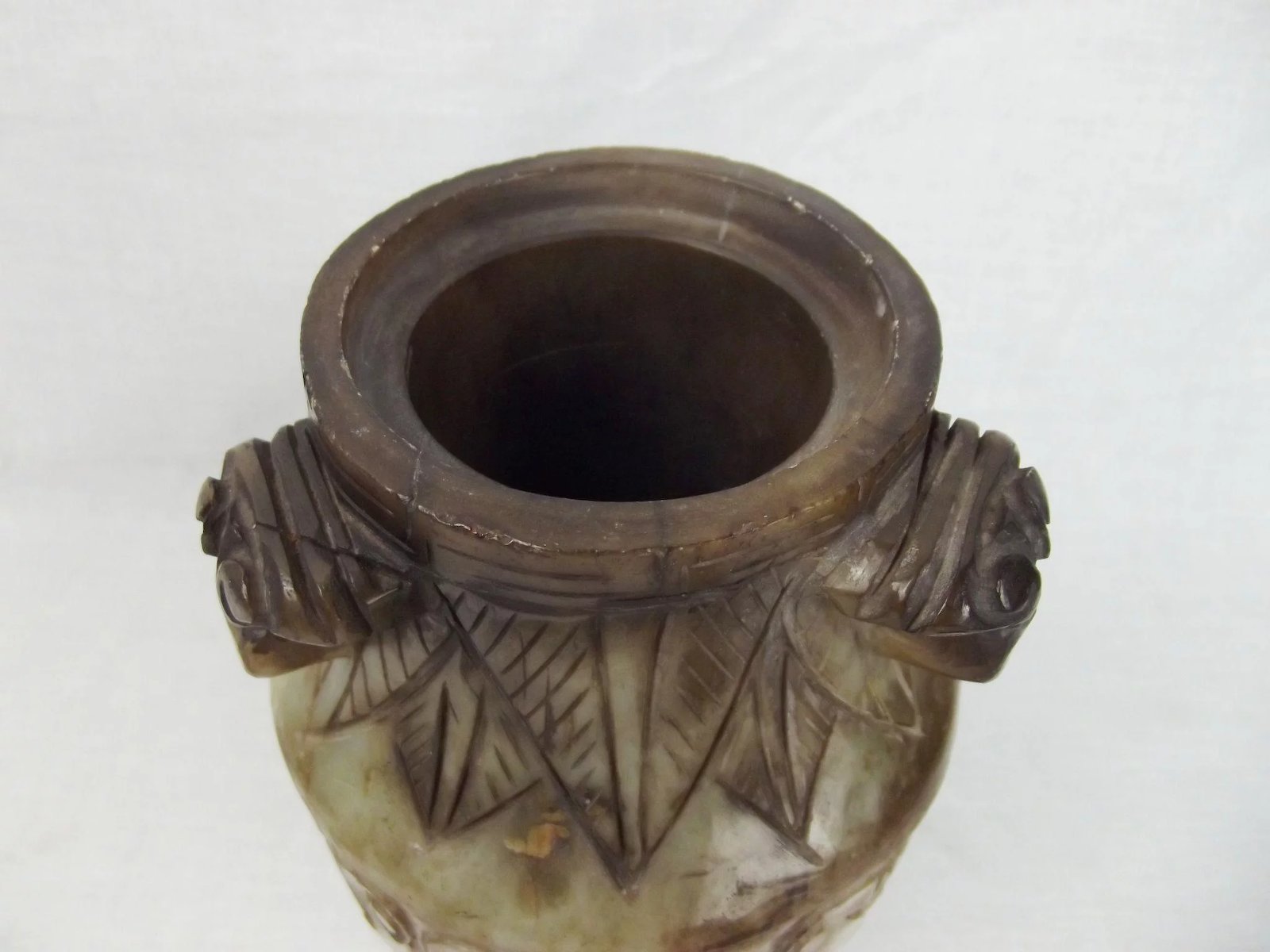 Chinese Nephrite Jade Baluster Vase With Cover - Image 8
