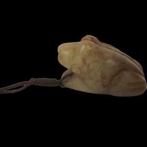 Chinese Nephrite Jade Small Frog Pendant