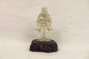 Chinese Qing Dynasty Jadeite Jade Wise Old Man