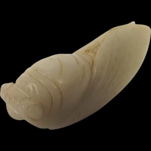 Chinese Qing Dynasty Nephrite Jade Carving Of A Cicada