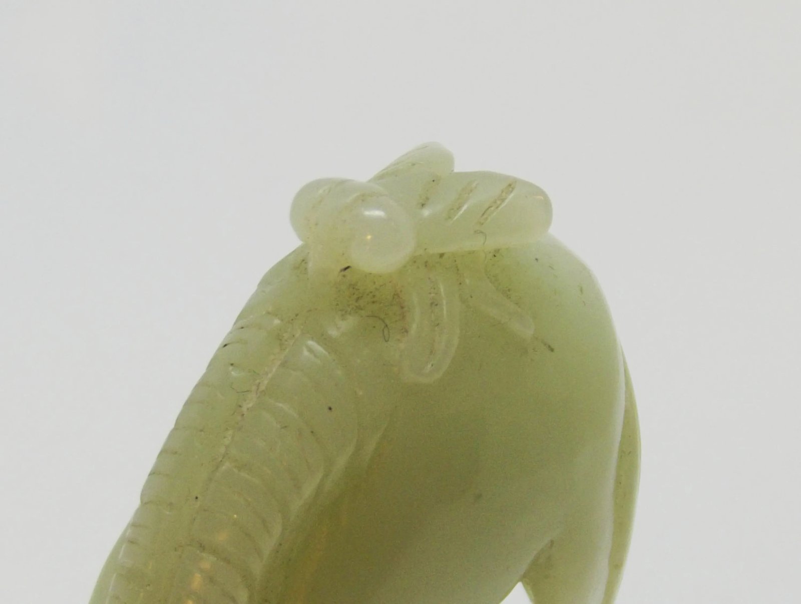Chinese Qing Dynasty Nephrite Jade Carving Of A Horse & Fly - Image 6
