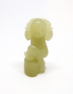 Chinese Qing Nephrite Jade Carving Of A Little Boy