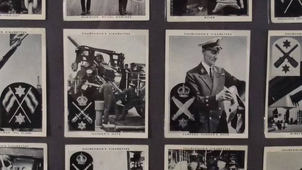 Churchman's Cigarettes "The Navy At Work" 48 Framed Original Full Set Of Cards - Image 7