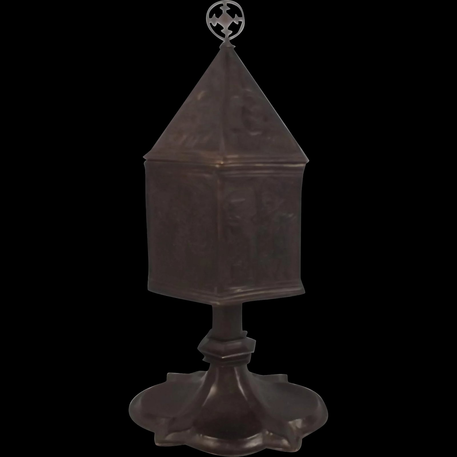 Circa 1370 European Communion Casket
