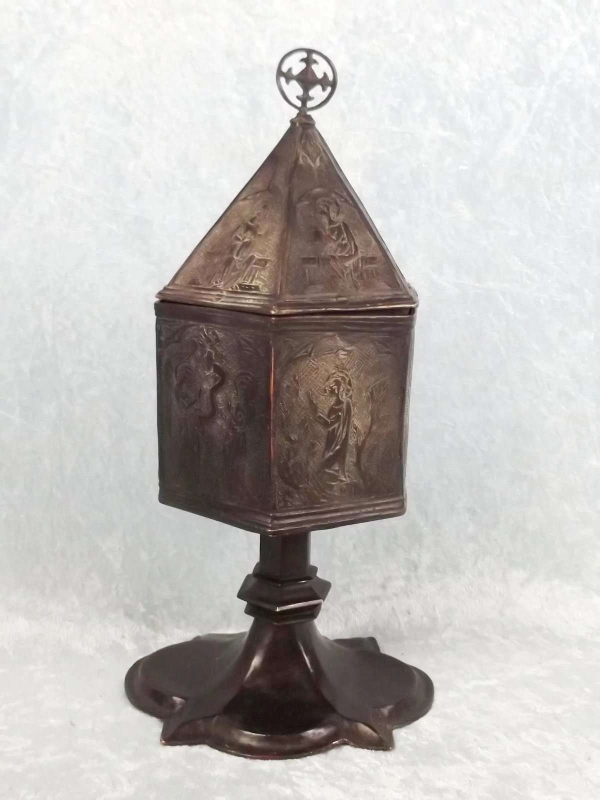 Circa 1370 European Communion Casket - Image 7