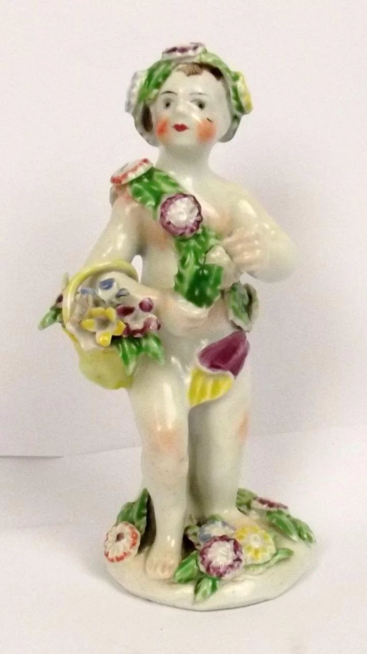 Circa 1770 Bow Cherub Figurine - Image 2