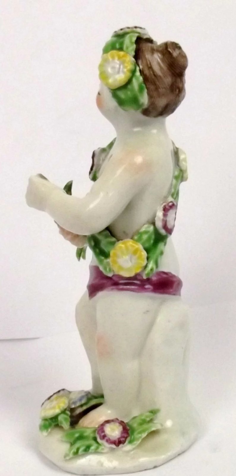 Circa 1770 Bow Cherub Figurine - Image 5