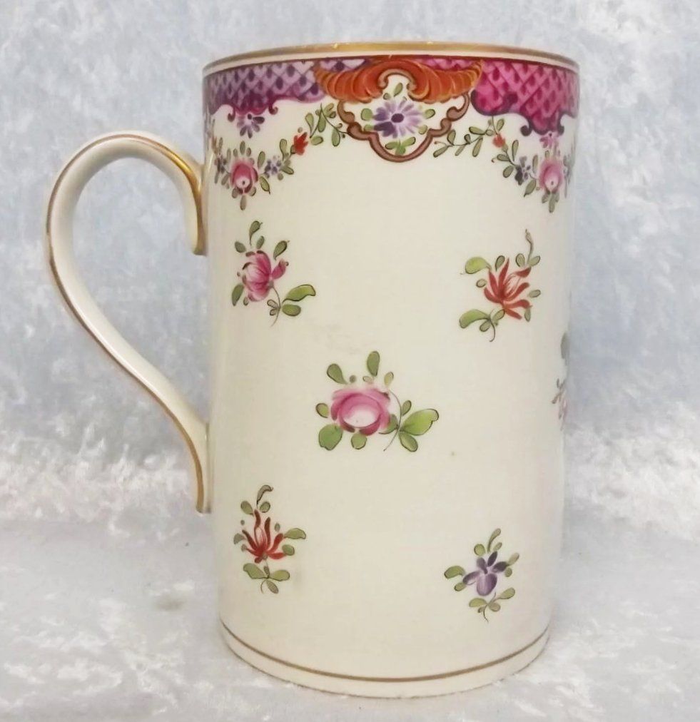 Circa 1780 Cantonese Chinese Famille Rose Export Porcelain Mug - Image 7