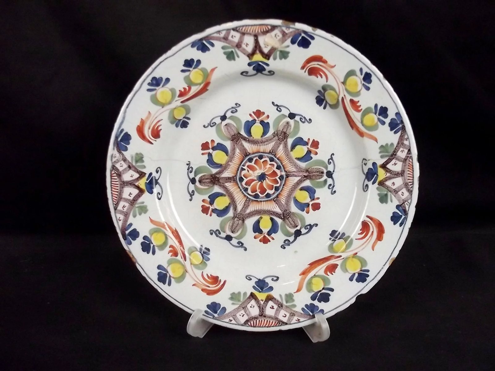 Circa 1790 Ann Gomm Lambeth Delftware Plate #2 - Image 2
