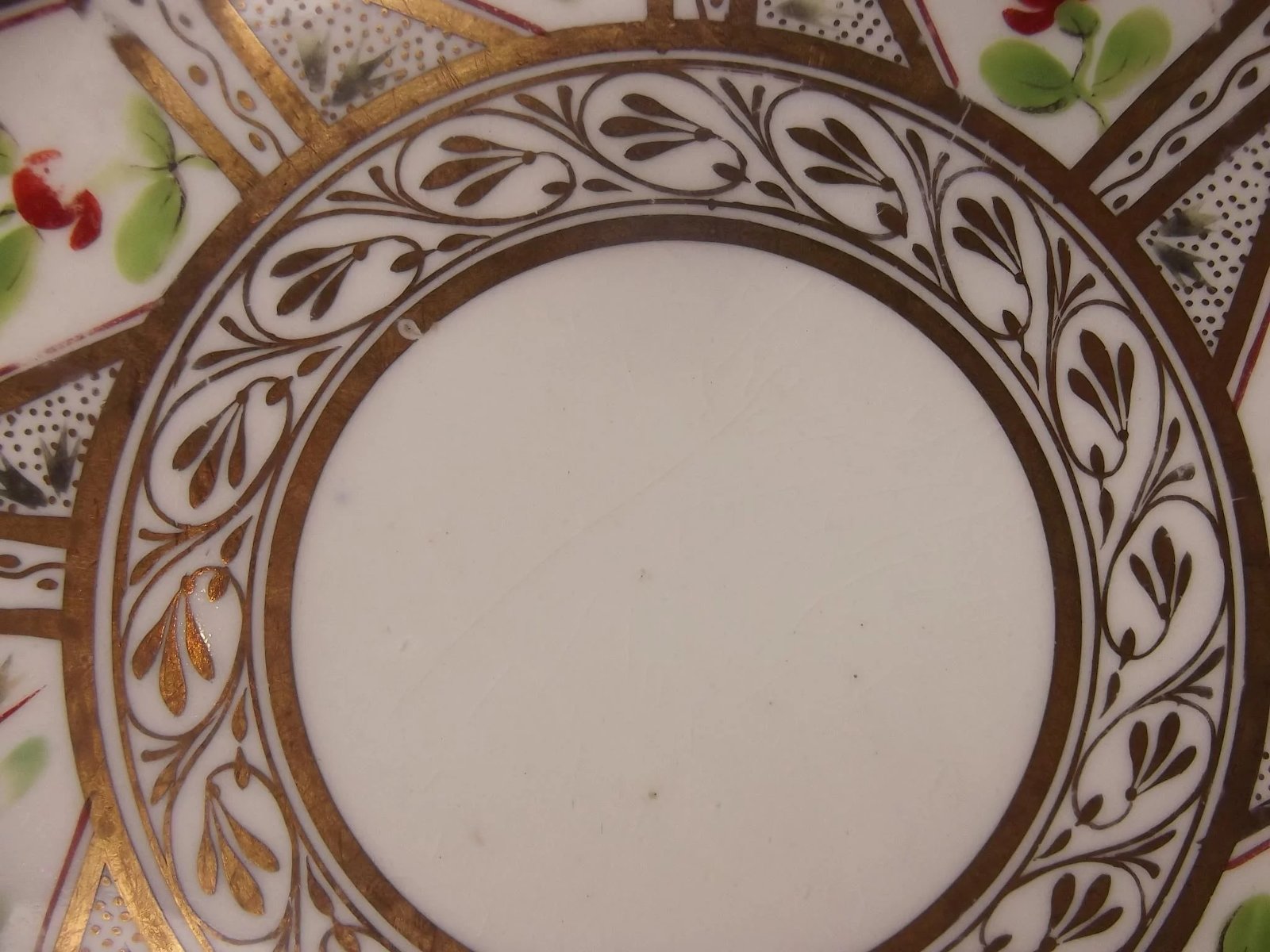 Circa 1810 Coalport Gilded Sandwich Plate - Image 4