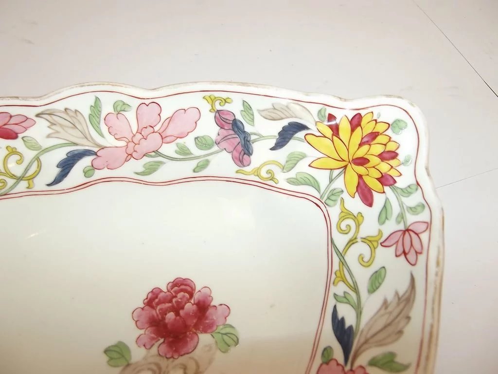 Circa 1810 Spode Famille Rose Lozenge Dish - Image 4