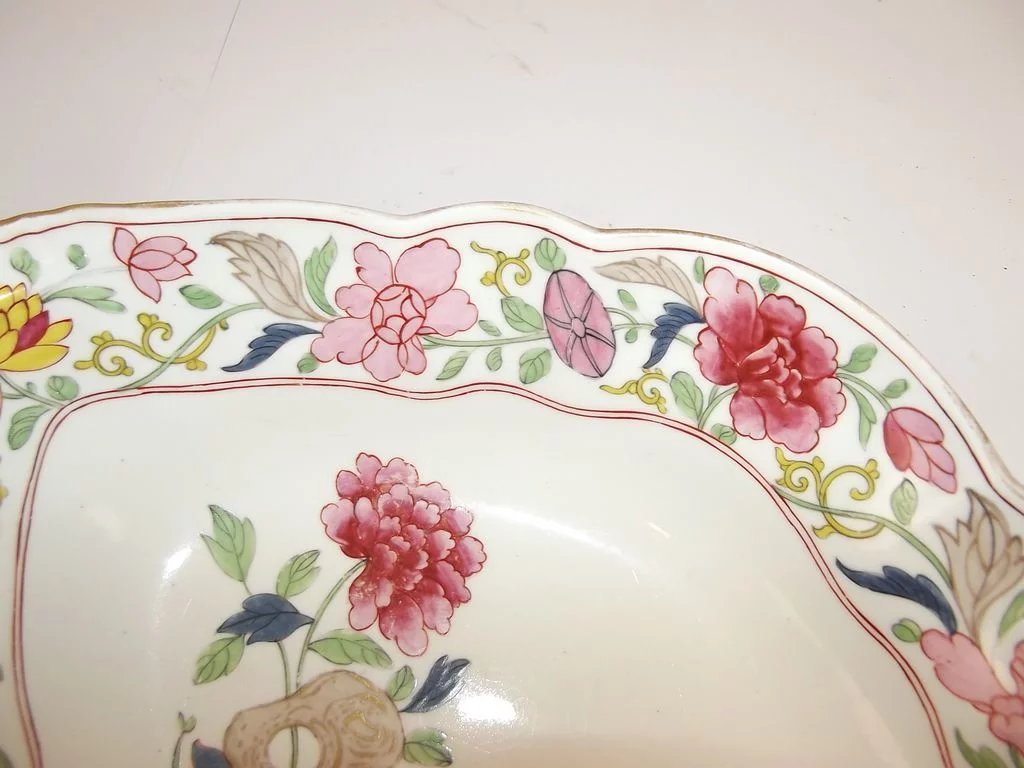 Circa 1810 Spode Famille Rose Lozenge Dish - Image 5