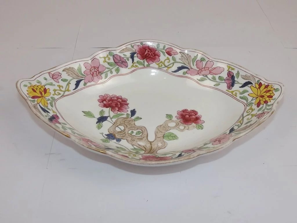 Circa 1810 Spode Famille Rose Lozenge Dish - Image 10