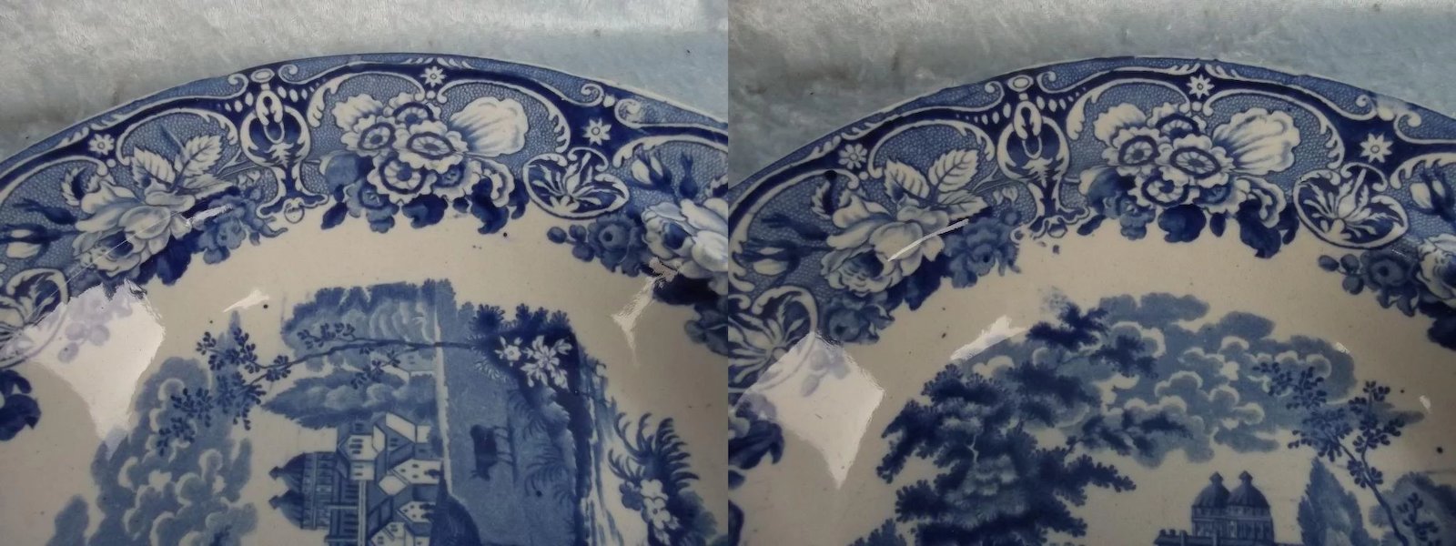 Circa 1820 Harveys Cities And Town Series Greenwich Pattern Soup Plate - Image 3