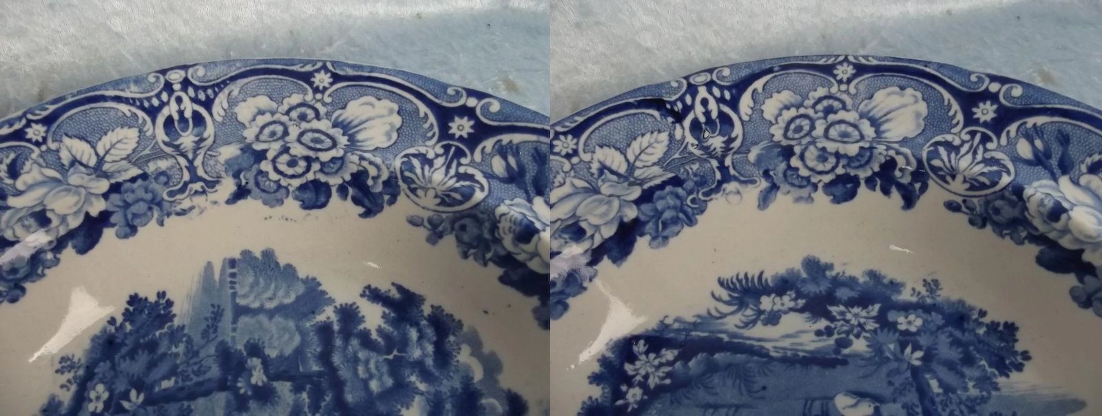 Circa 1820 Harveys Cities And Town Series Greenwich Pattern Soup Plate - Image 4